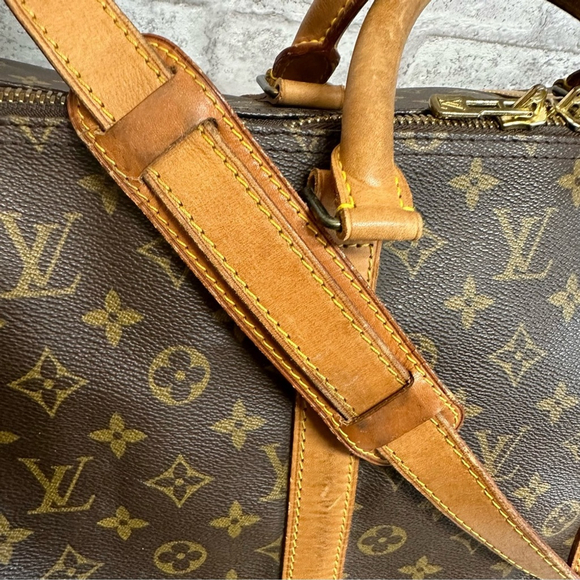 Louis Vuitton Keepall Bandoulière 55 Monogram Boston Travel Duffel Vintage - Picture 10 of 14